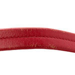 Calfskin Gancini Chain Shoulder Bag Red