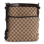 Monogram Braided Shoulder Bag Brown