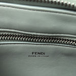 Shiny Nappa Trapuntata Small DotCom Click Top Handle Chain Satchel Light Blue