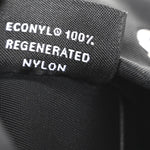 Nylon Brushed Calfskin Mini Sling Backpack  Black