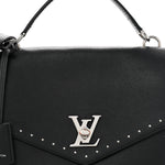 Soft Calfskin My Lockme Studs Black