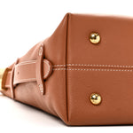 Grained Calfskin Low Key Hobo PM Cognac