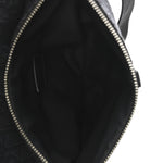 Oblique Mens Saddle Bag Black Blue