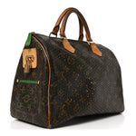Monogram Perforated Speedy 30 Green