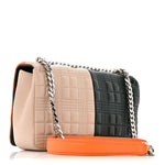 Lambskin Quilted Small Lola Bag Bright Red Orange