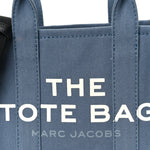 Cotton Canvas Small The Traveler Tote Bag Blue