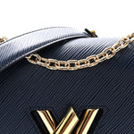 Epi Twist Shoulder Bag MM Indigo