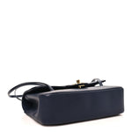 Shiny Caviar Preppy Coco Small Flap Navy