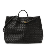 Nappa Intrecciato Large Andiamo Shoulder Bag Fondant