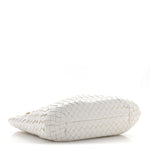 Nappa Intrecciato Small Capri Tote White