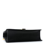 Textured Calfskin Bee Star Print Small Sylvie Shoulder Bag Black