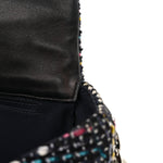 Tweed Small Messenger Flap Navy