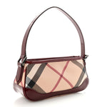 Patent Nova Check Newbury  Dark Red
