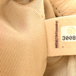 Goatskin Quilted 19 Waist Bag Light Beige