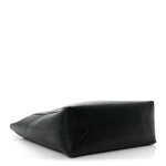 Calfskin Vlogo Medium Locker Tote Black