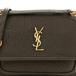 Grained Lambskin Monogram Mini Niki Chain Satchel Light Musk