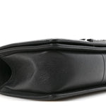 Caviar Quilted Medium Boy Flap So Black
