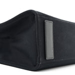 Canvas Studded Small Logo Tote Bag Black