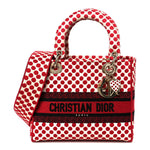 Canvas Medium DiorAmour Dots Lady D-Lite Red