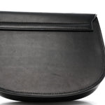 Smooth Calfskin Monogram Medium Kaia Satchel Black
