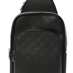 Damier Infini Avenue Sling Bag NM Onyx