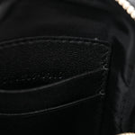 Sakai Be Green Calfskin Diagonal Stitched Mini Blondie Vertical Shoulder Bag Black