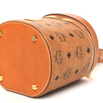 Visetos Small Cylinder Crossbody Bag Cognac