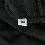Re-Nylon Nappa Triangle Quilted Padded Small Double Handled Zip Tote Black