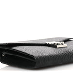 Visetos Medium Patricia Wallet On Chain Black