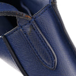 Grained Calfskin Small Trotteur  Indigo