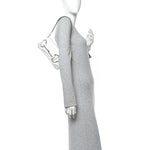 Nappa Vertical Matelasse Small Maxi Horsebit Chain Shoulder Bag Great White
