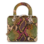 Snakeskin Medium Lady Dior Multicolor