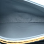 Lambskin Macrocannage Mini Dior Caro Bag Cloud Blue