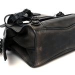 Used Calfskin Black Hardware Mini Neo Classic City Black