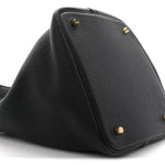 Taurillon Clemence Picotin Lock 22 MM Black