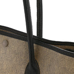 Toile H Buffle Skipper Garden Party 36 MM Tote Black