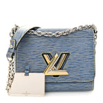 Epi Twist Shoulder Bag PM Denim Light