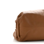 Smooth Butter Calf The Pouch Oversized Clutch Cammello