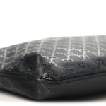 Imprime Monogram Medium Flat Messenger Bag Black