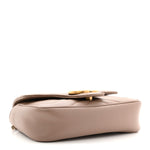 Calfskin Matelasse Super Mini GG Marmont Shoulder Bag Porcelain Rose