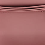 Caviar Quilted Pearl Enamel Small Vanity Case With Chain Light Pink
