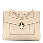 Calfskin Serpenti Forever Crossbody Bag White Agate