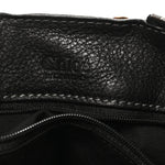 Calfskin Medium Paddington Satchel Black