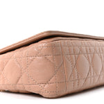 Calfskin Cannage Small Caro Bag Rose De Vents
