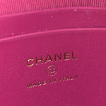 Tweed Quilted CC Mini Classic Backpack Fuchsia Navy