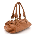 Calfskin Medium Paddington Satchel Tan