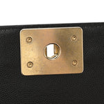 Caviar Quilted Small Boy Flap Black