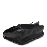 Grained Lambskin Monogram Large Niki Chain Satchel Black