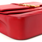 Lambskin Matelasse Chevron Monogram Medium Sulpice Bag Red