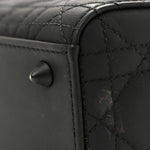 Ultra Matte Calfskin Cannage Small My ABCDior Lady Dior Black